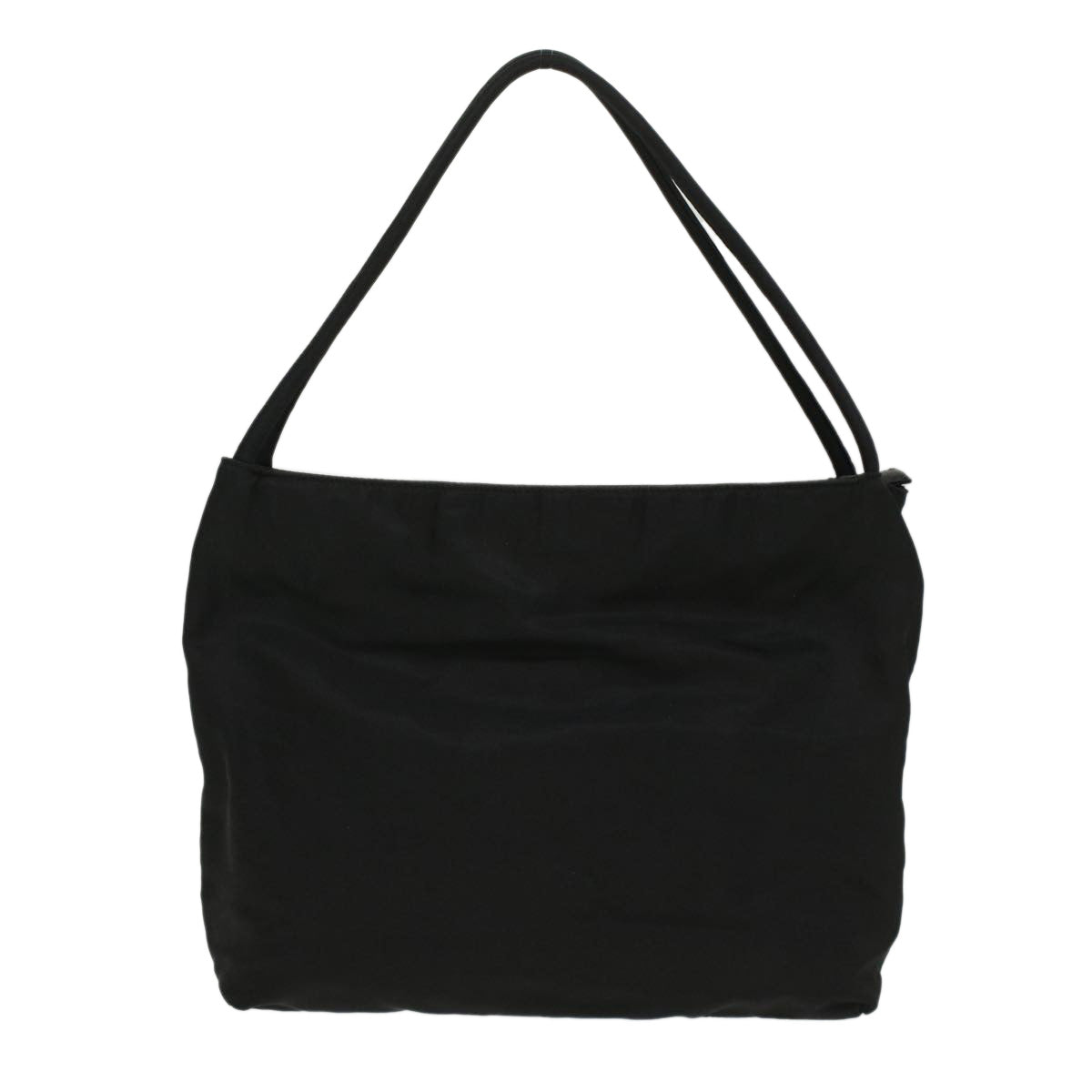 Prada Shoulder Bag Auth Nylon Black Black Auth Ar10075