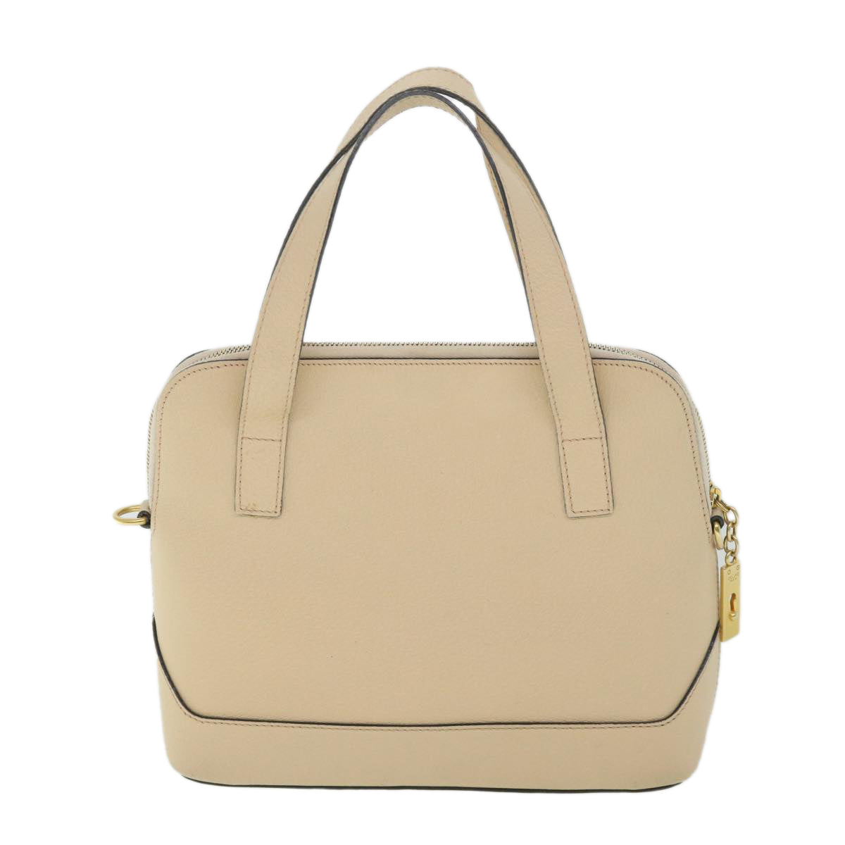 Luxury Hand Bag Way Ar Leather Beige Travel Bag