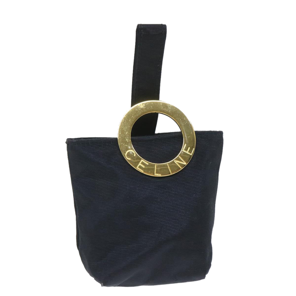 Luxury Circle Pouch Ar B Handbag Nylon Black Travel Bag