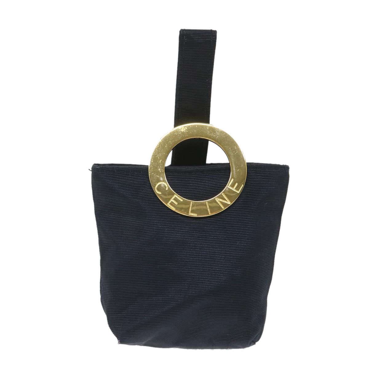 Luxury Circle Pouch Ar B Handbag Nylon Black Travel Bag