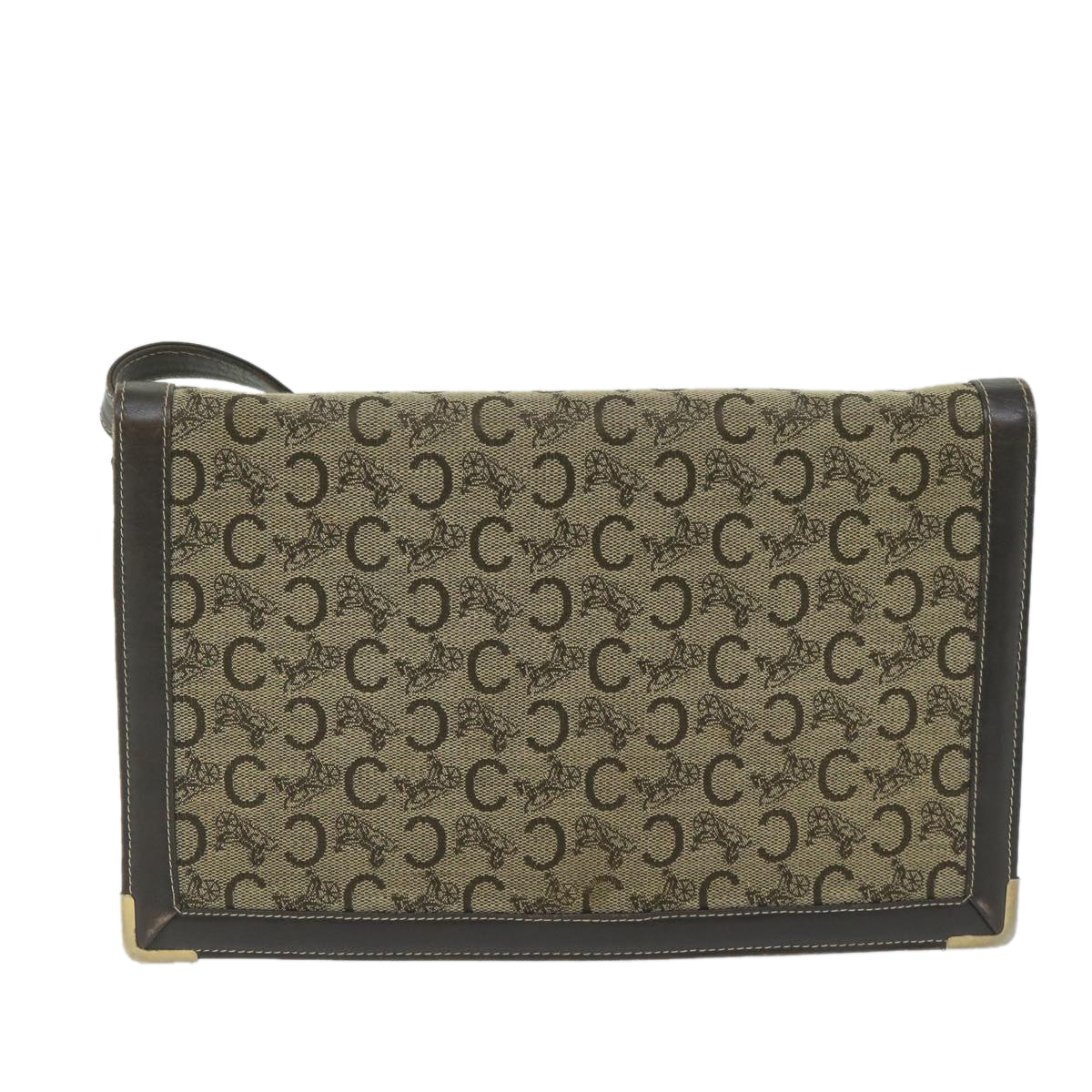 Luxury C Macadam Shoulder Bag Ar Canvas Beige