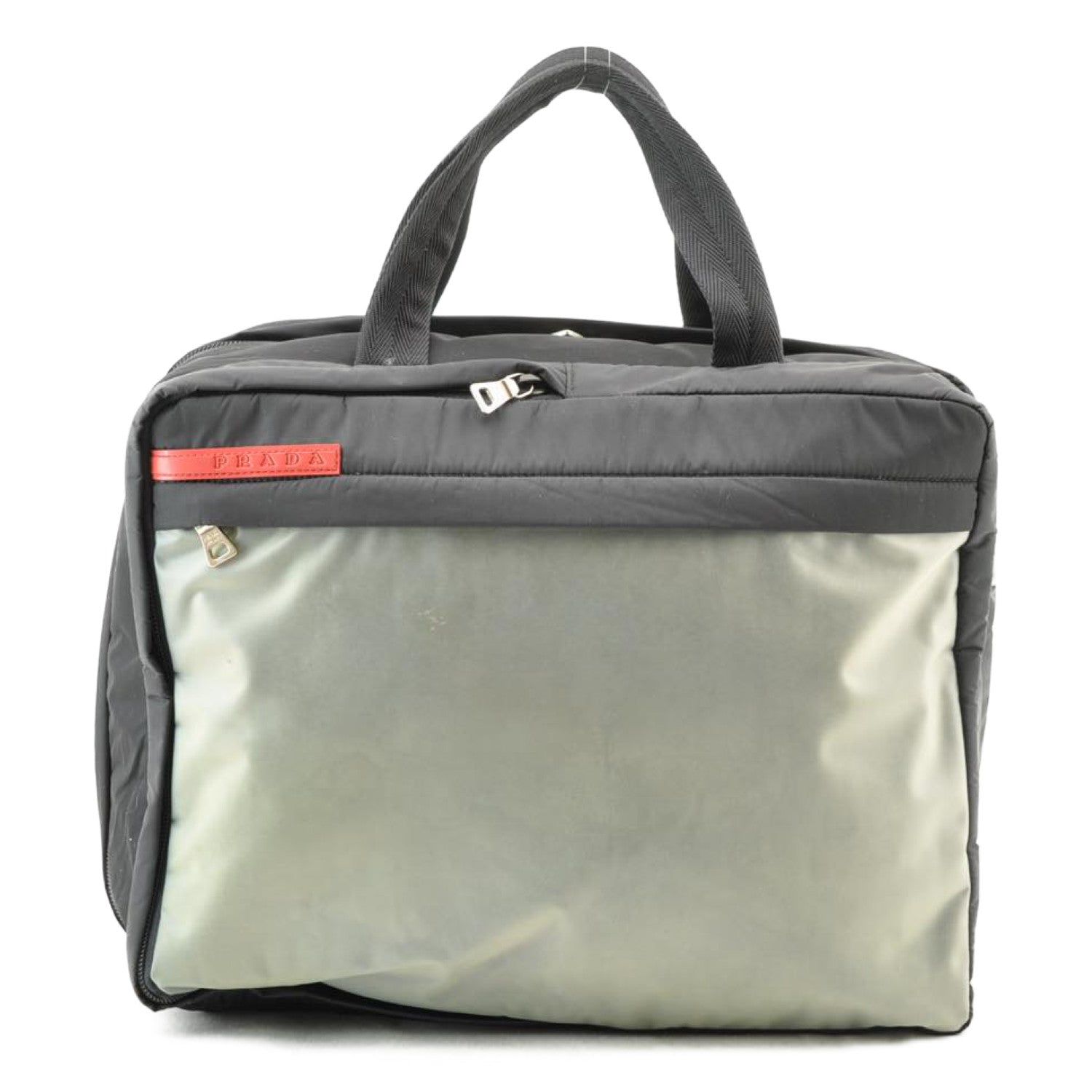 Prada Hand Bag Nylon Black Travel Bag Nylon Black Ar1221