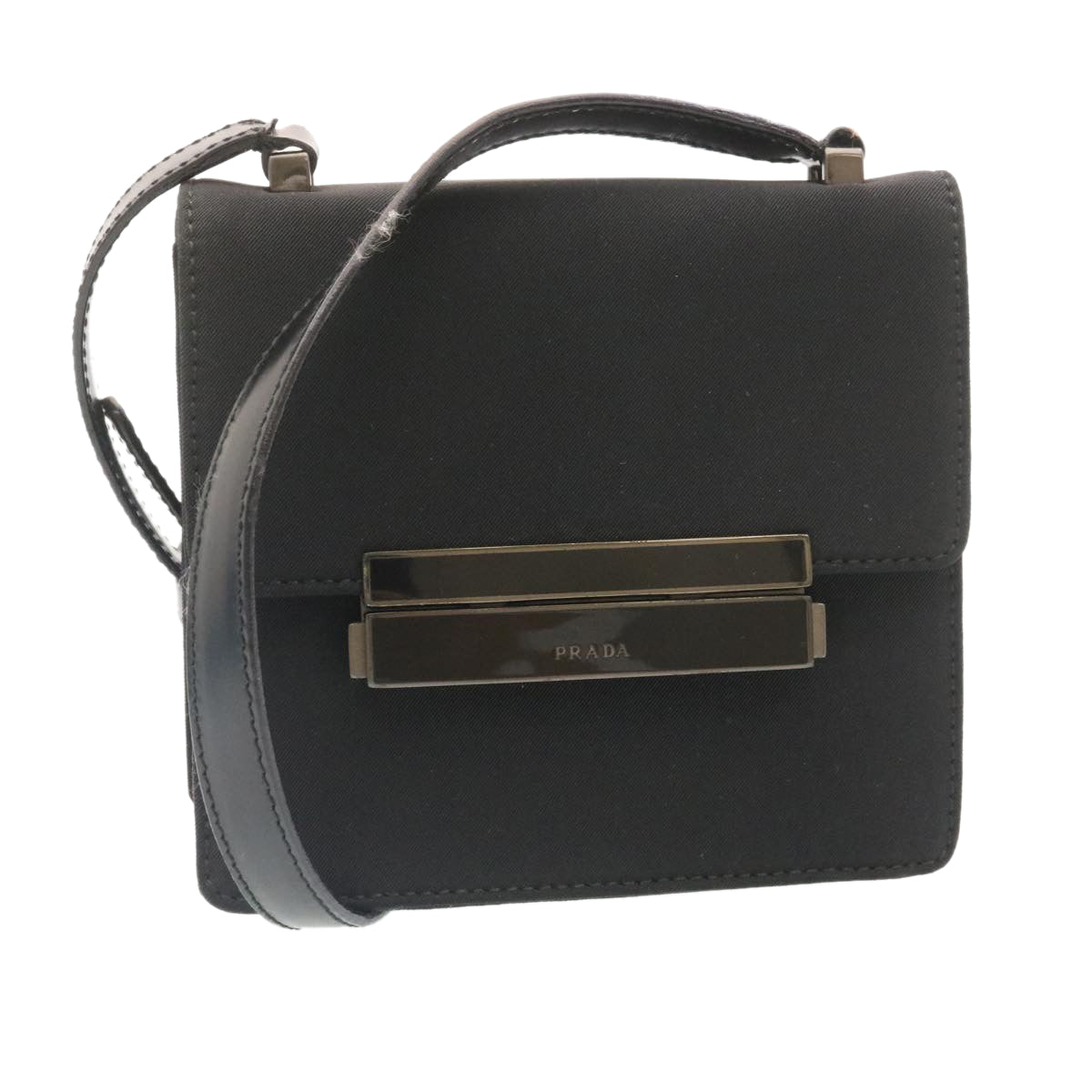 Prada Shoulder Bag Nylon Black Nylon Black Ar6449