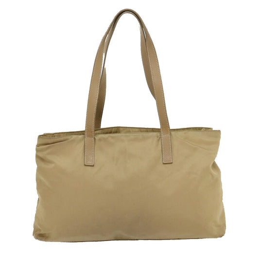 Prada Tote Bag Nylon Beige Nylon Beige Ar6825