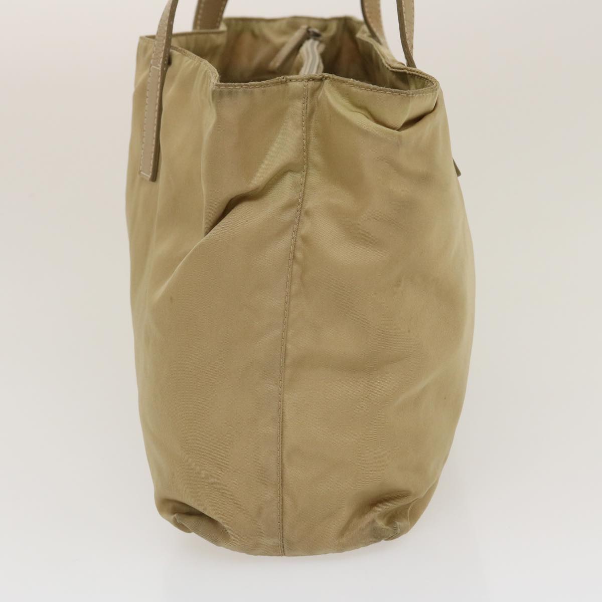 Prada Tote Bag Nylon Beige Nylon Beige Ar6825