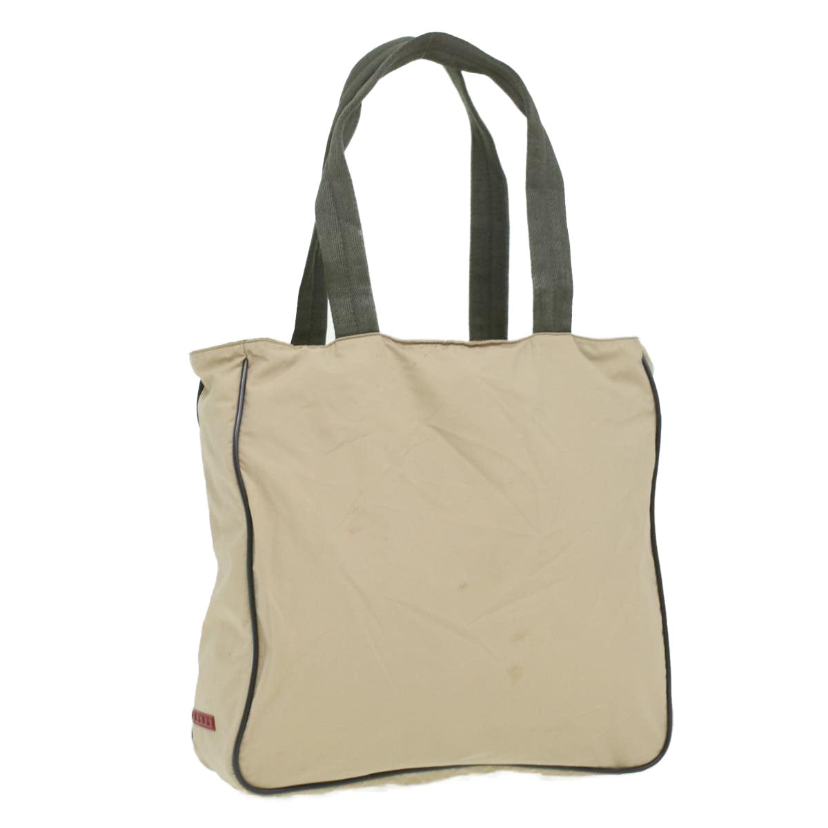 Prada Hand Bag Nylon Cream Travel Bag Nylon Cream Ar8301