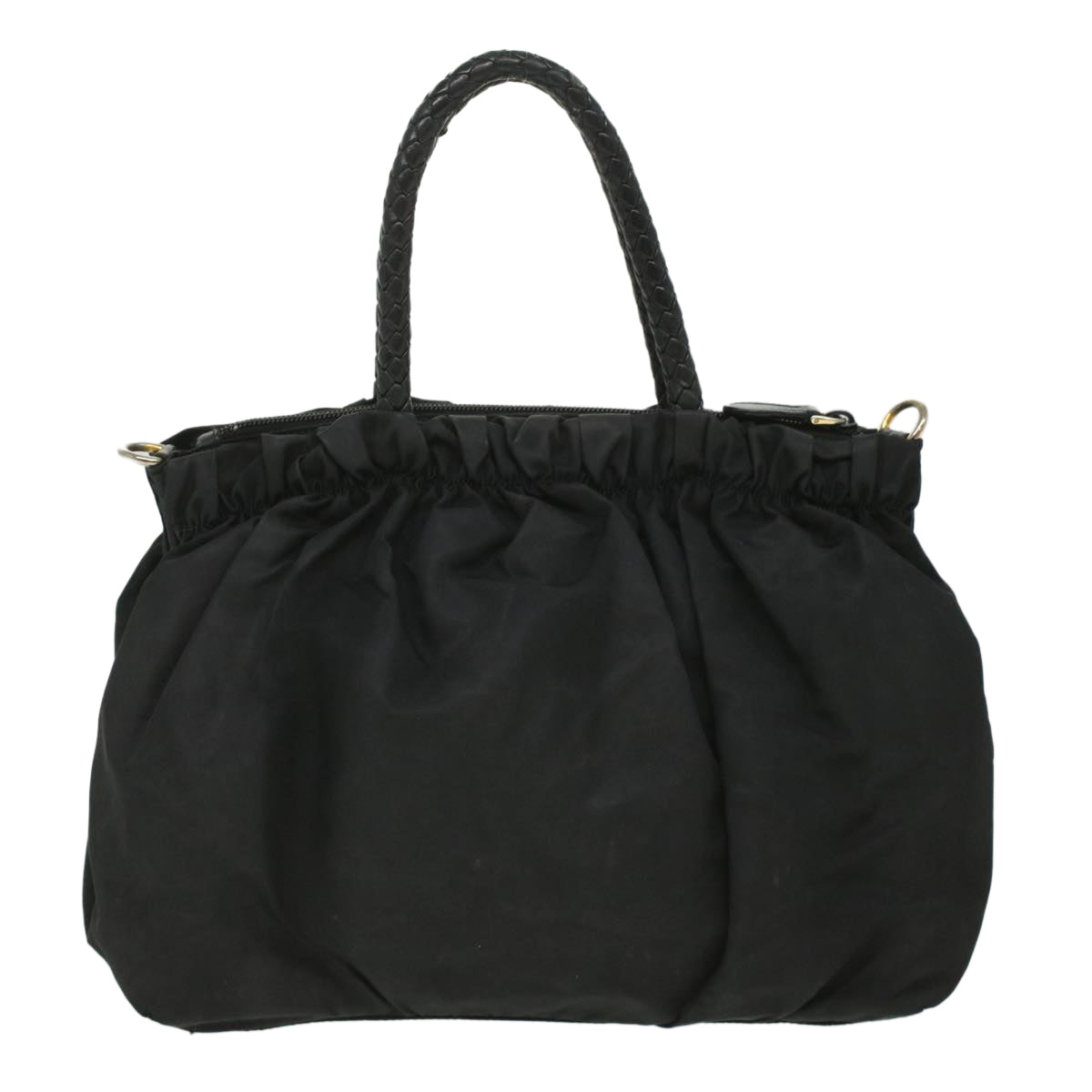 Prada Hand Bag Nylon Black Travel Bag Nylon Black Ar8451