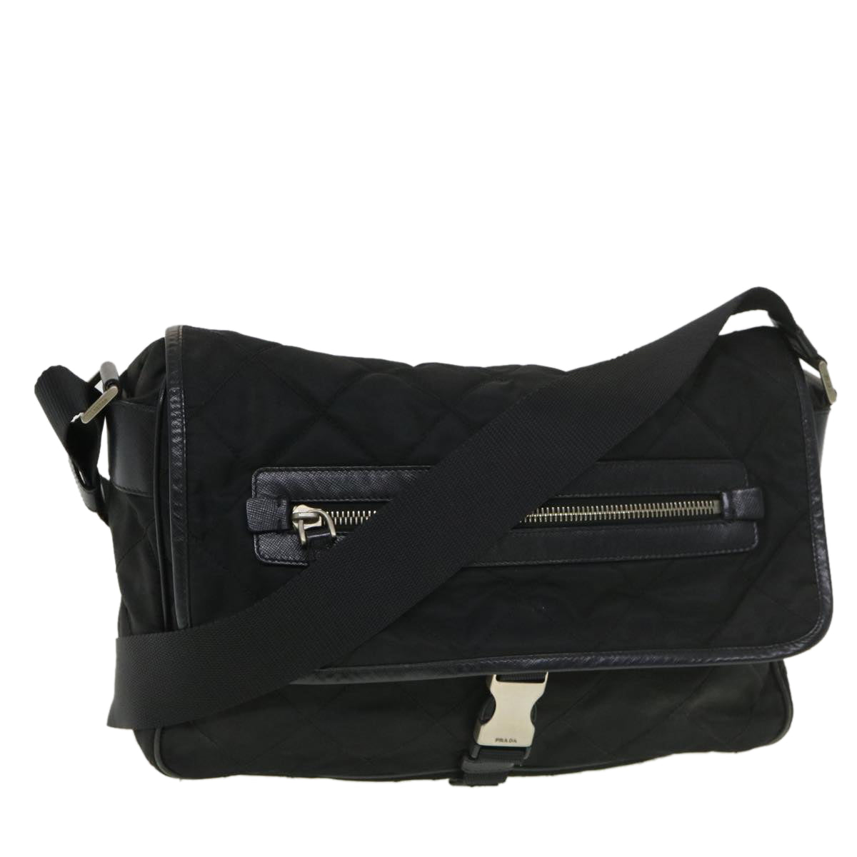 Prada Shoulder Bag Nylon Black Nylon Black Ar9170