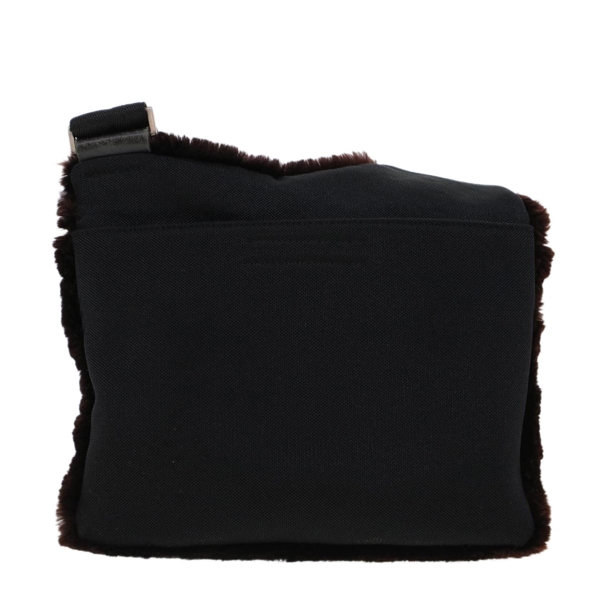 Prada Sports Shoulder Bag Fur Auth Brown