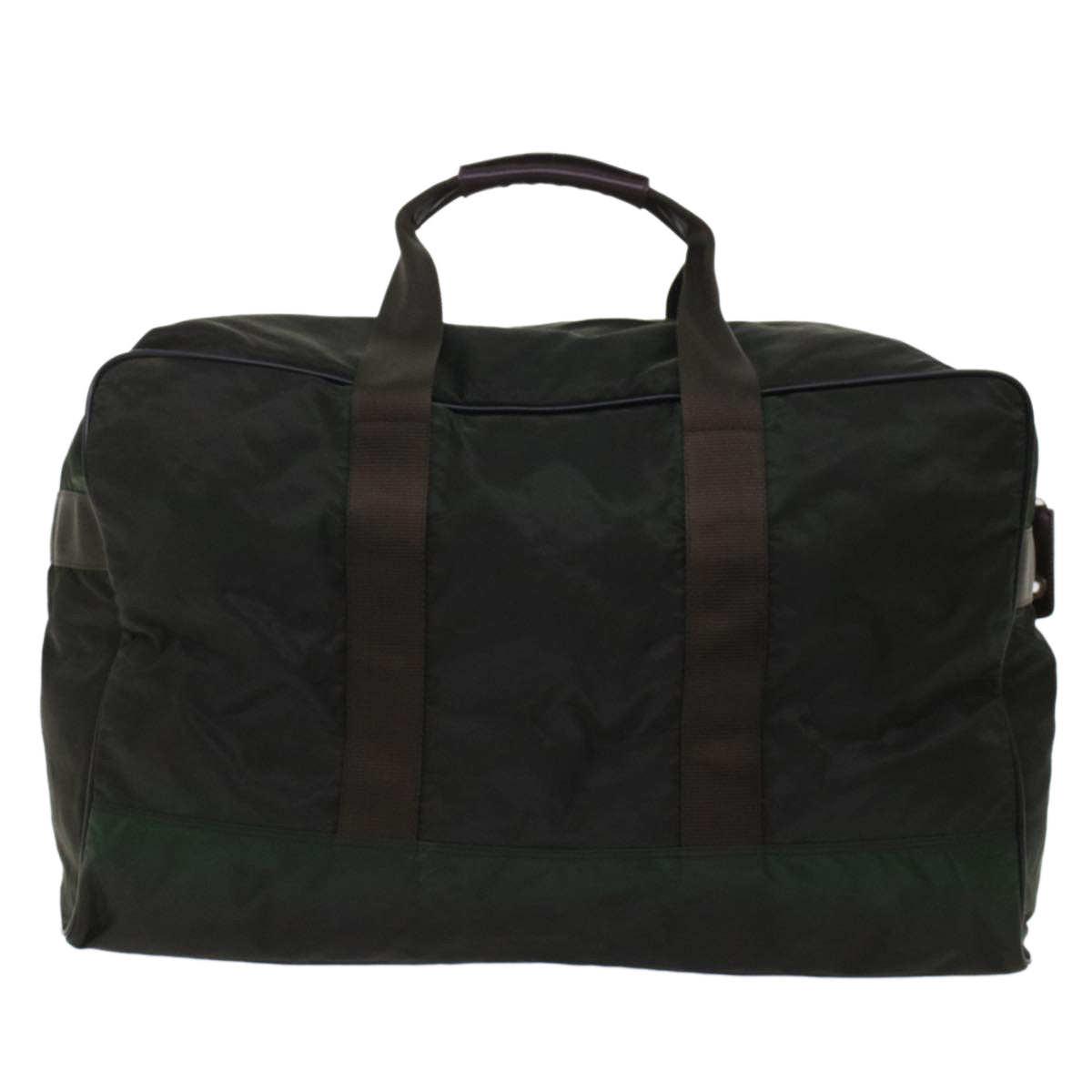 Prada Boston Bag Nylon Green Travel Bag