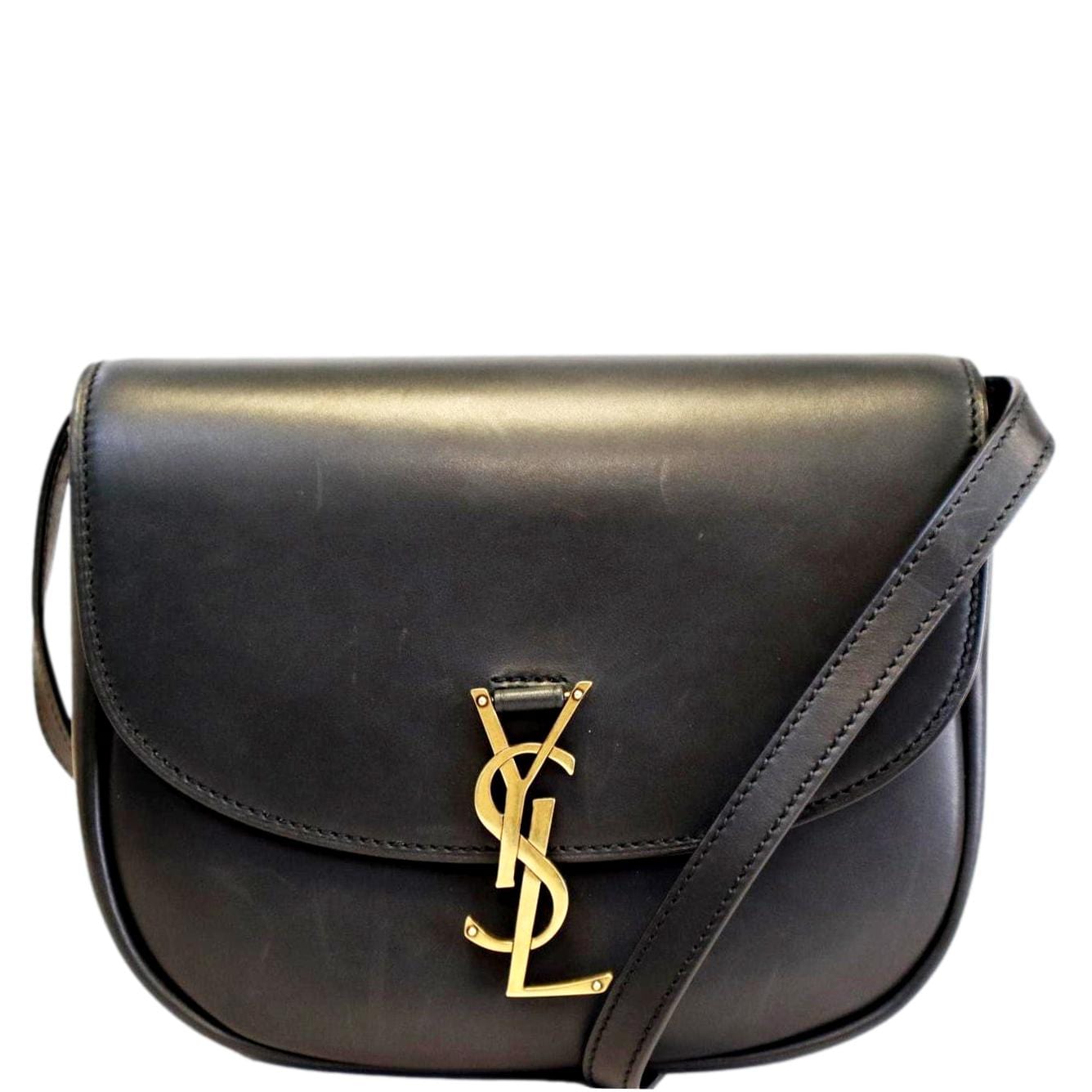 YSL Saint Laurent Saint Kaia Crossbody Bag Leather Black