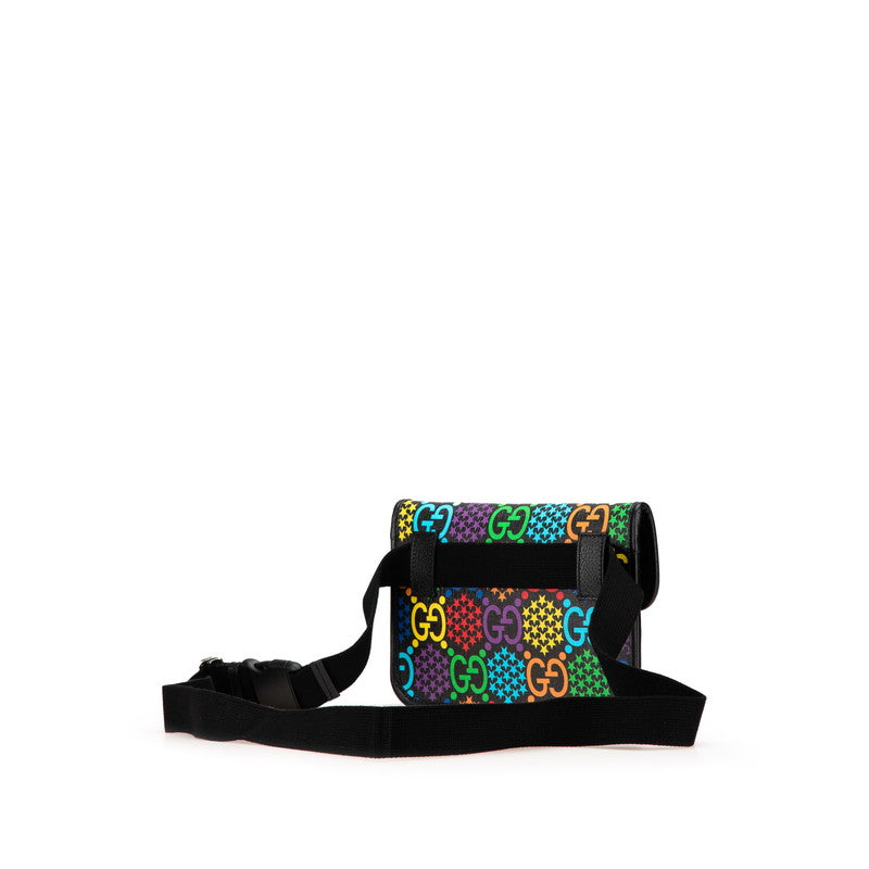 Gucci Supreme Psychedelic Pvc Waist Bag Leather Travel Bag