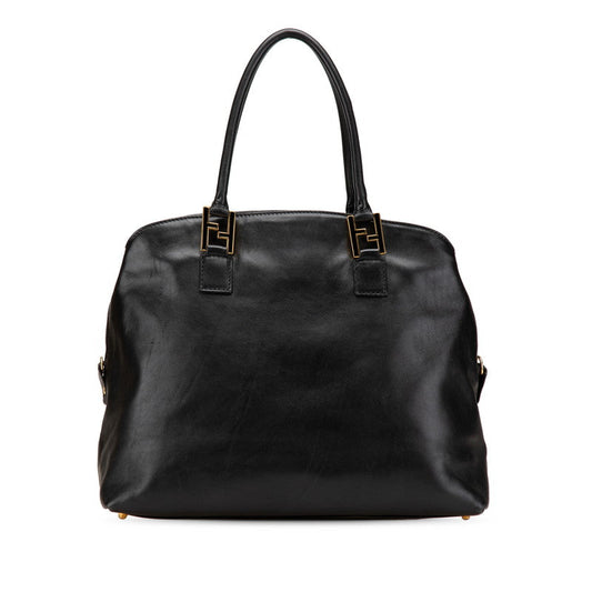 Fendi Selleria Handbag Leather Travel Bag