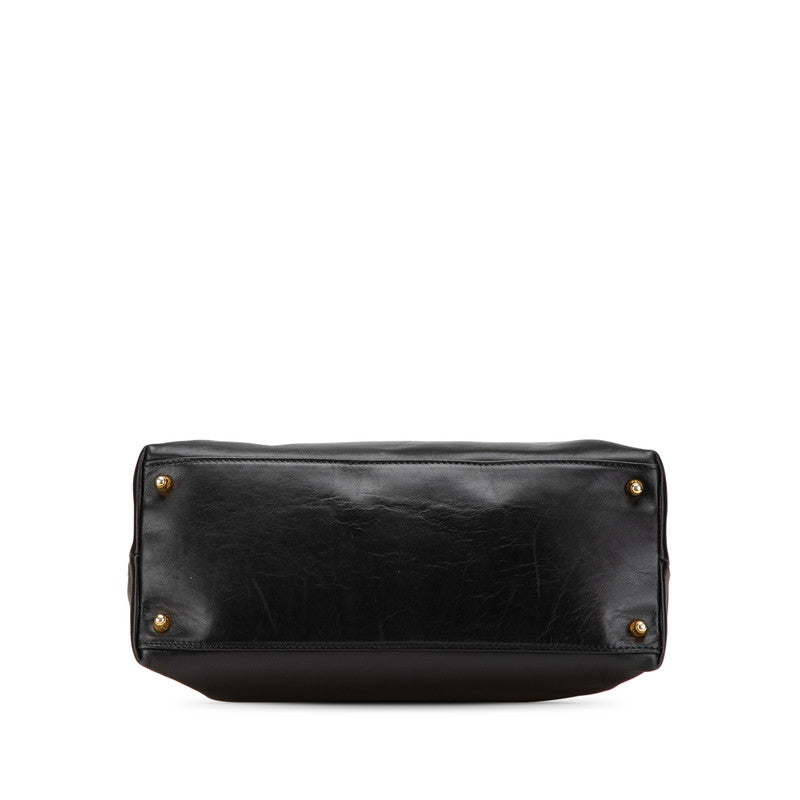 Fendi Selleria Handbag Leather Travel Bag