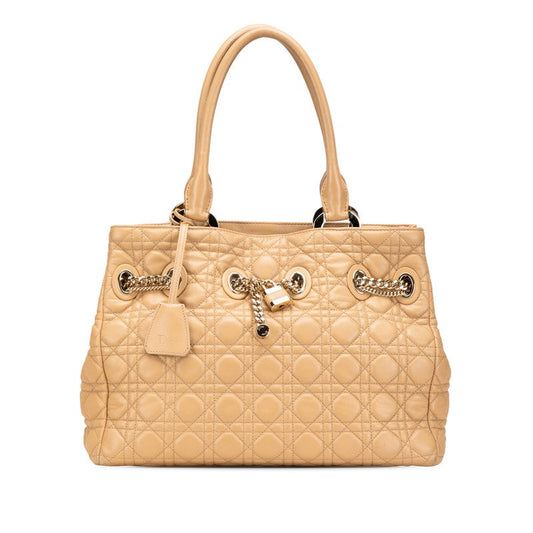 Dior Lady Cannage Handbag Lambskin Travel Bag Cannage Lambskin Handbag