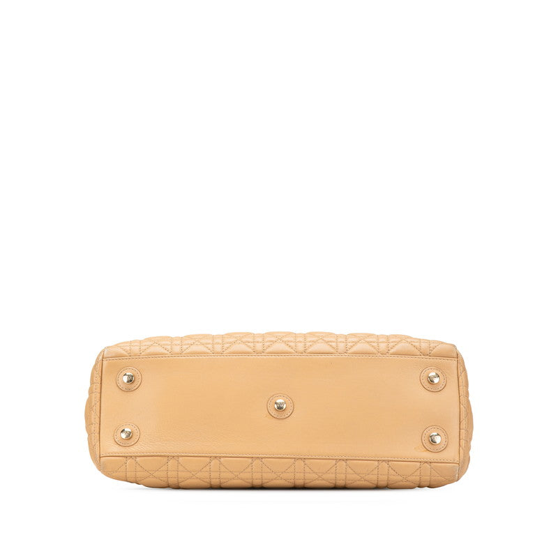 Dior Lady Cannage Handbag Lambskin Travel Bag Cannage Lambskin Handbag