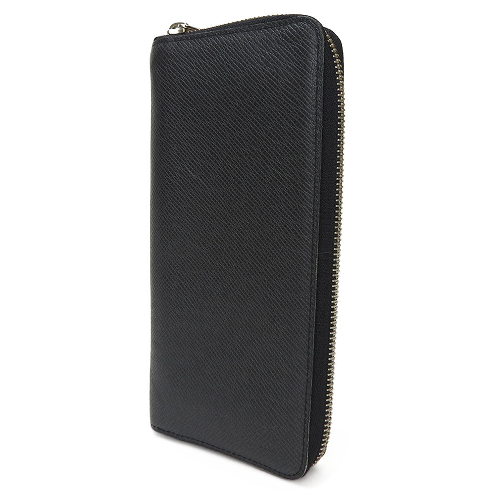 Louis Vuitton Long Purse M32822 Taiga Zippy Black Wallet Case B A18405