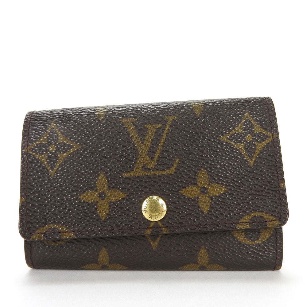 Louis Vuitton Key holder M62630 Multicles6 Monogram Leather Canvas Brown Key Chain