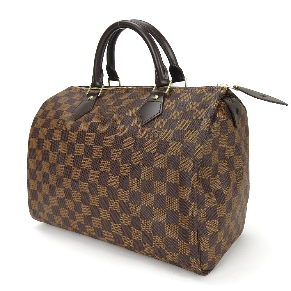 Louis Vuitton N41531 Damier Speedy 30 Brown Handbag