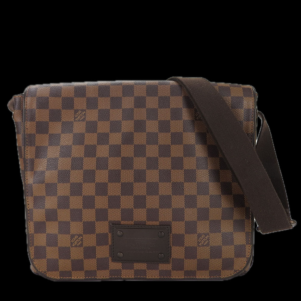 Louis Vuitton N51211 Damier Brooklyn MM Brown Shoulder Bag