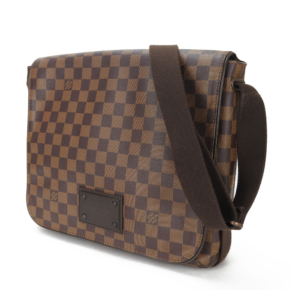 Louis Vuitton N51211 Damier Brooklyn MM Brown Shoulder Bag