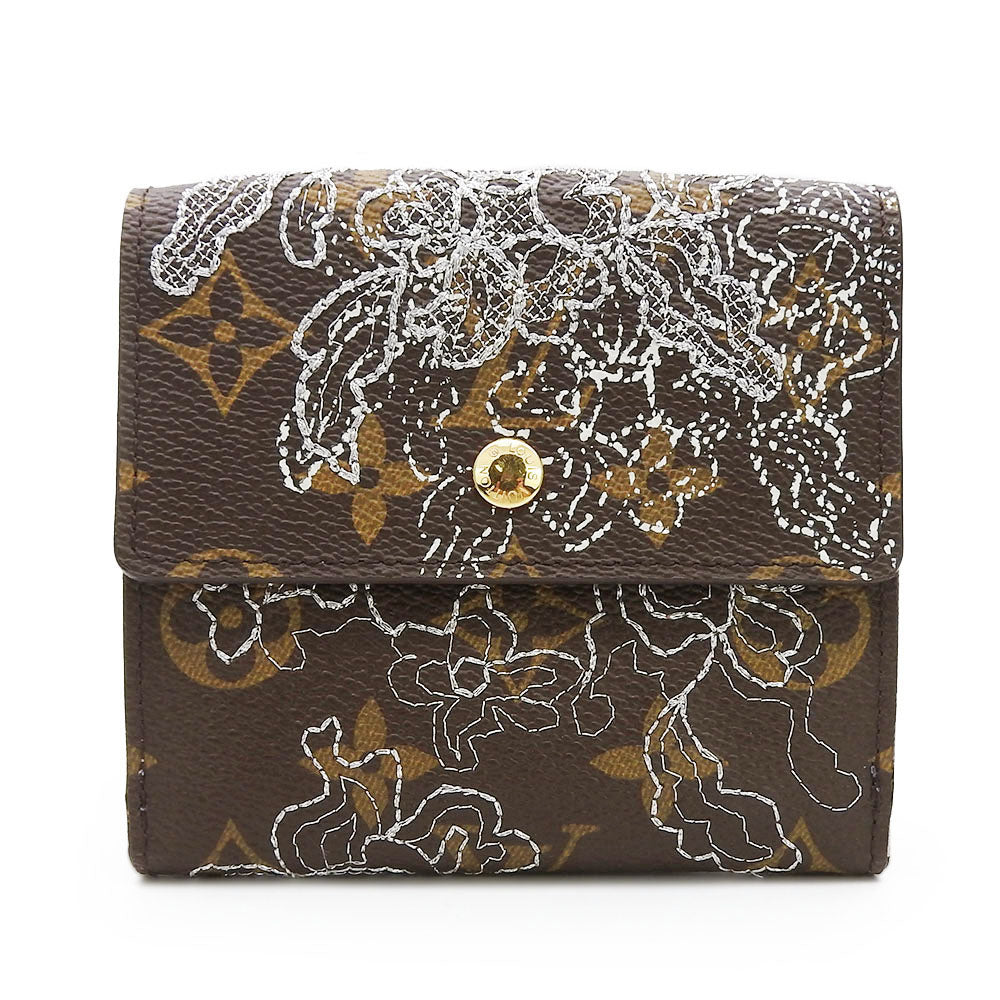 Louis Vuitton Tri-fold M95396 d'Anthel Argent Porto Monogram Wallet Case
