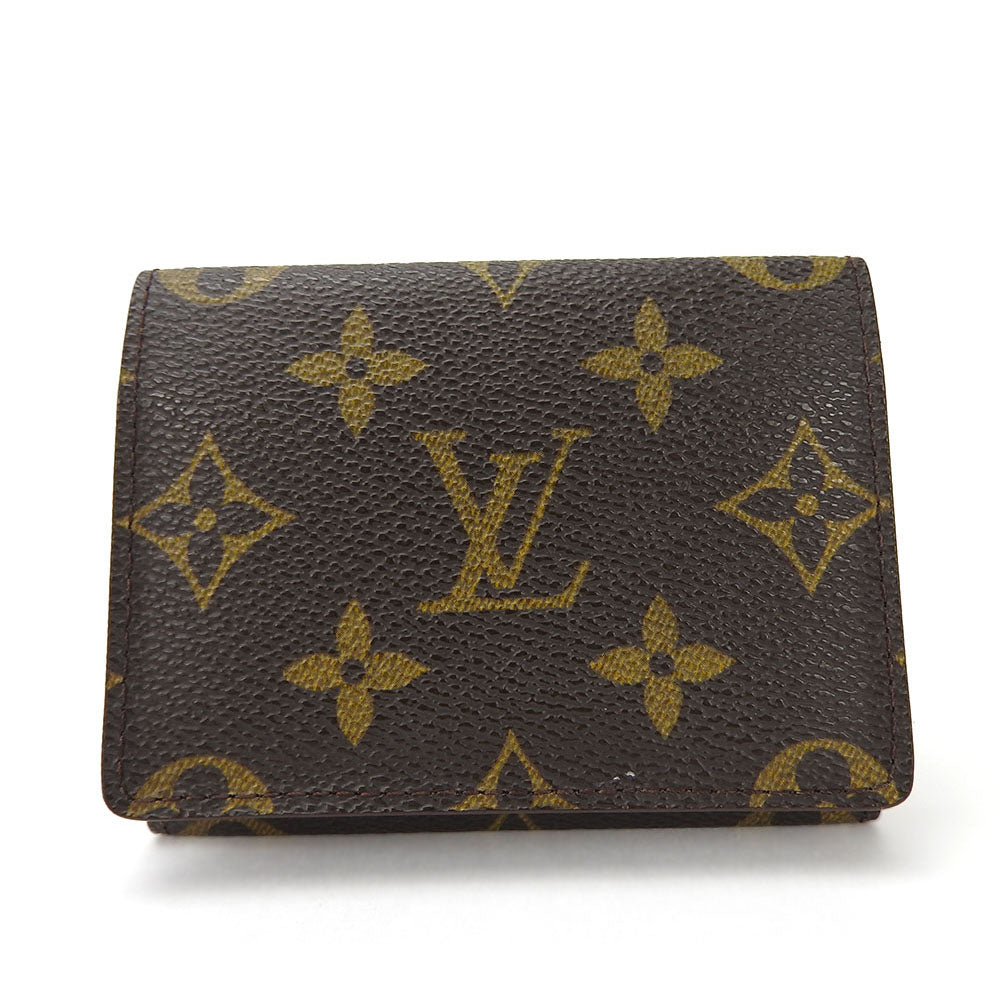 Louis Vuitton M62920 Annevelt Cult de Visit Monogram Brown Wallet Case