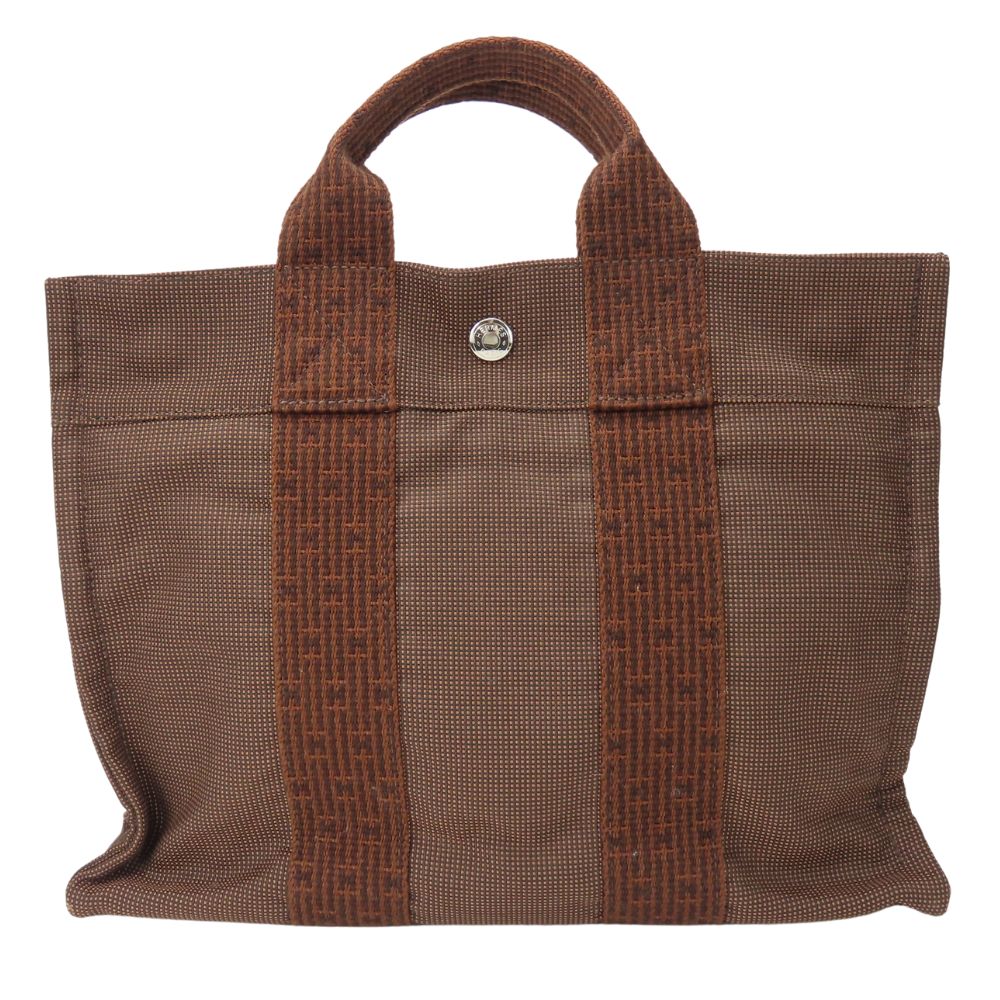 Her Line Tote Pm Unisex(Unisex) Canvas Brown Tote Bag