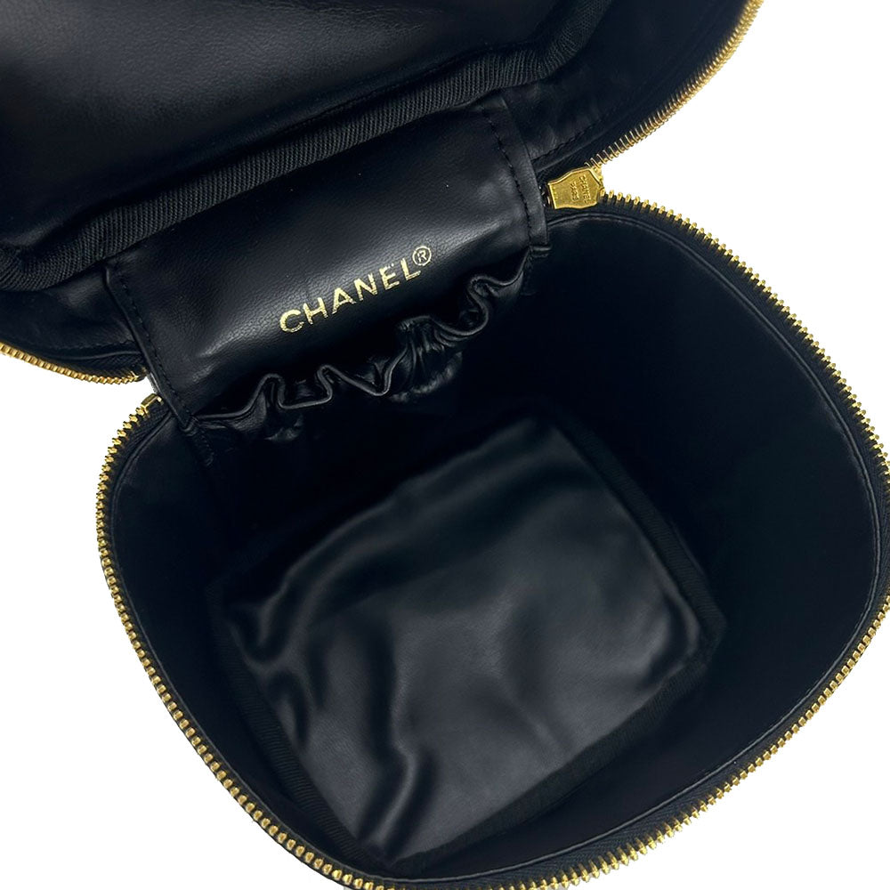 Bicolore Leather Vanity Bag Signature