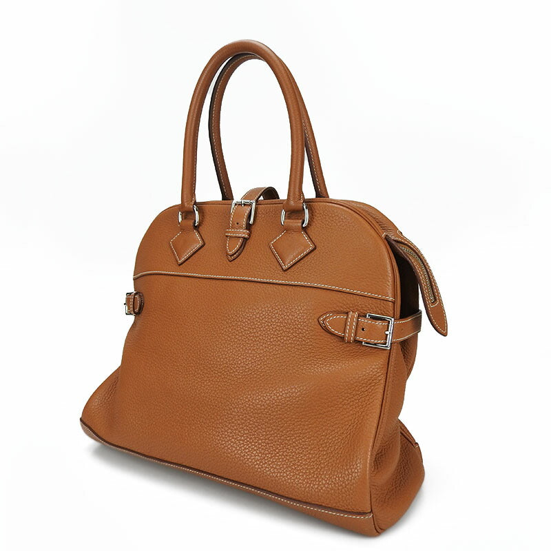 Taurillon Clemence Atlas Women Brown Travel Bag