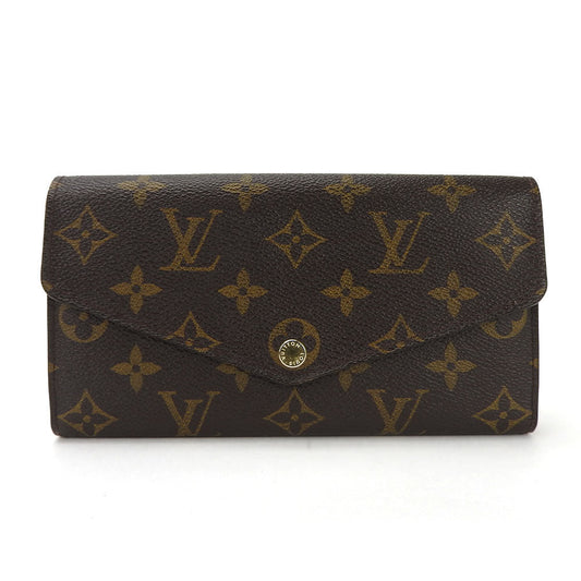 Louis Vuitton Long Purse M60531 Portefeuille Sara Monogram Brown Wallet Case B A40805