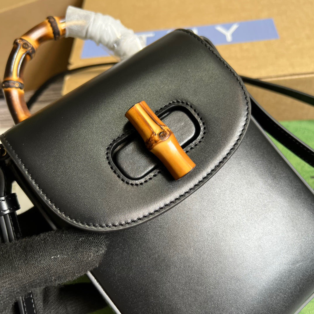 gg Bamboo , ’s 6in Black Mini Bag Beaunoirrbeaunoirr Uzy0T