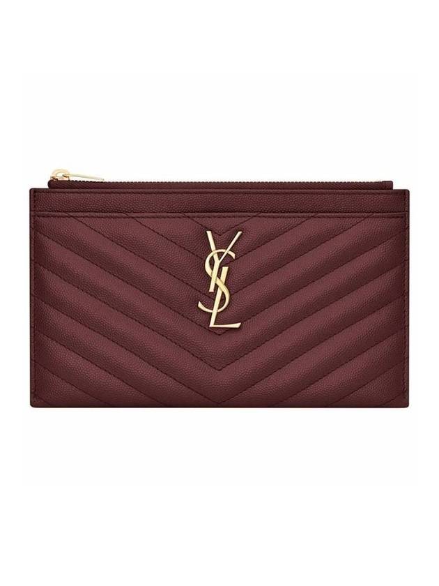 YSL Saint Laurent Trending Clutch Bag Dark Quilted Monogram