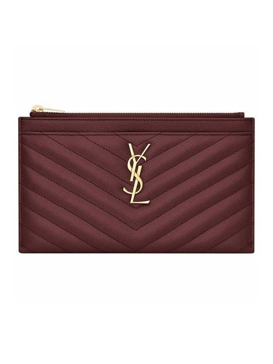 YSL Saint Laurent Trending Clutch Bag Dark Quilted Monogram