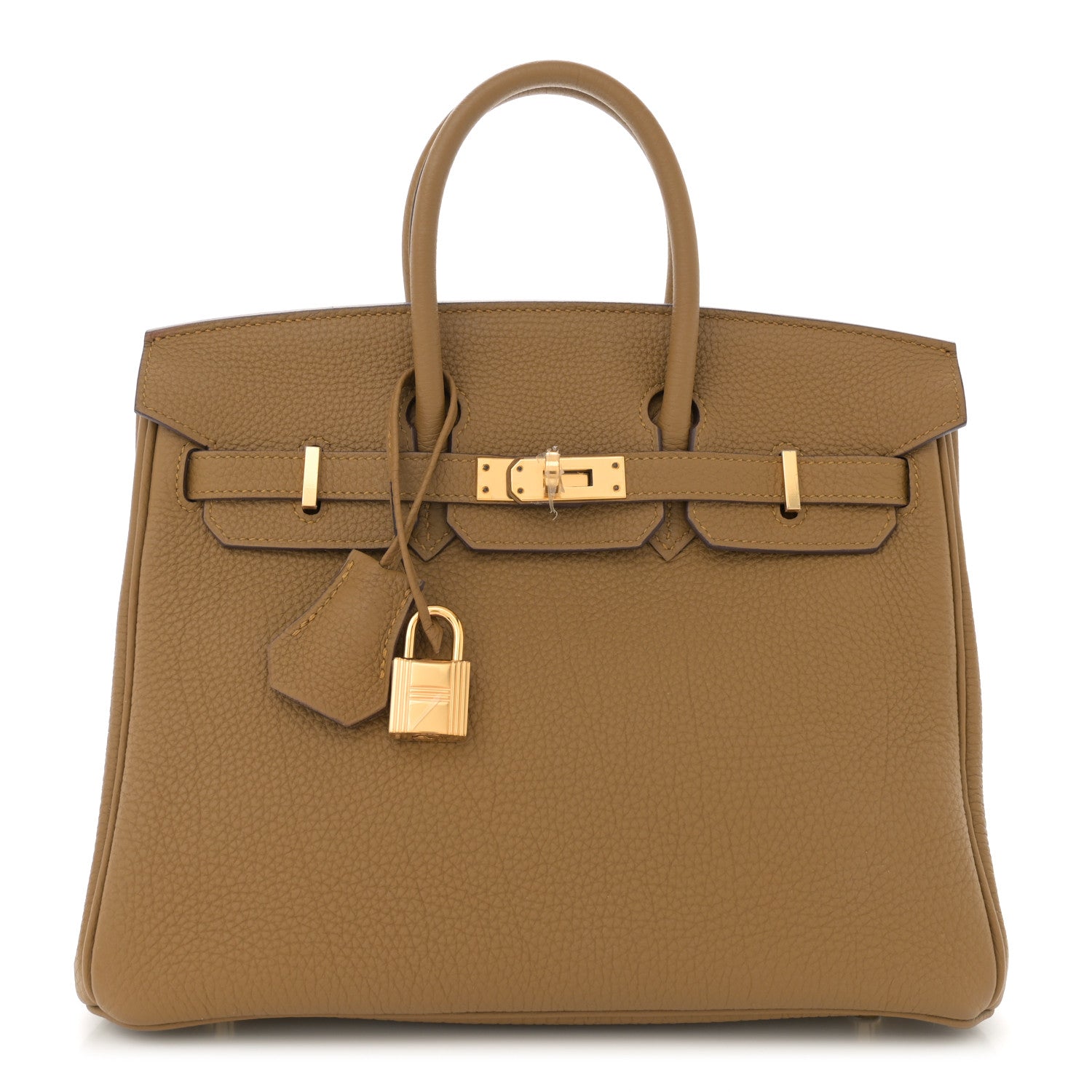 Hermes Togo Birkin Bronze Dore Handbag Travel Bag