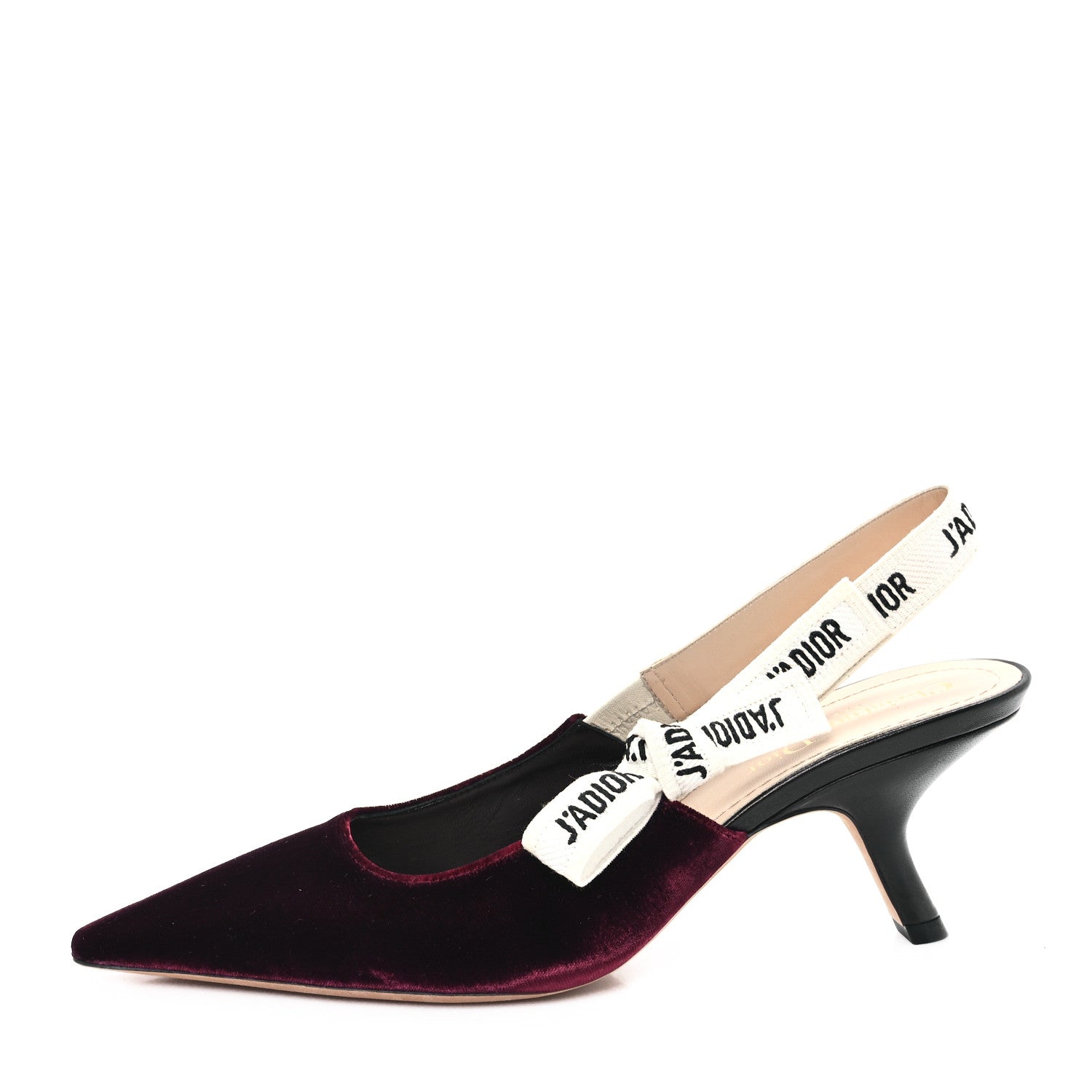 Dior Sling Bag Christian Velvet Ribbon J'A Slingback 65mm Shoes