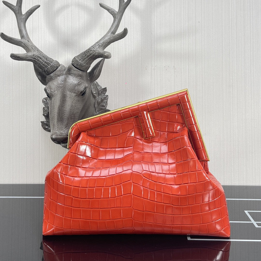 Fi First Metop Qualityum Orange Crocotop Qualityle Travel Bag