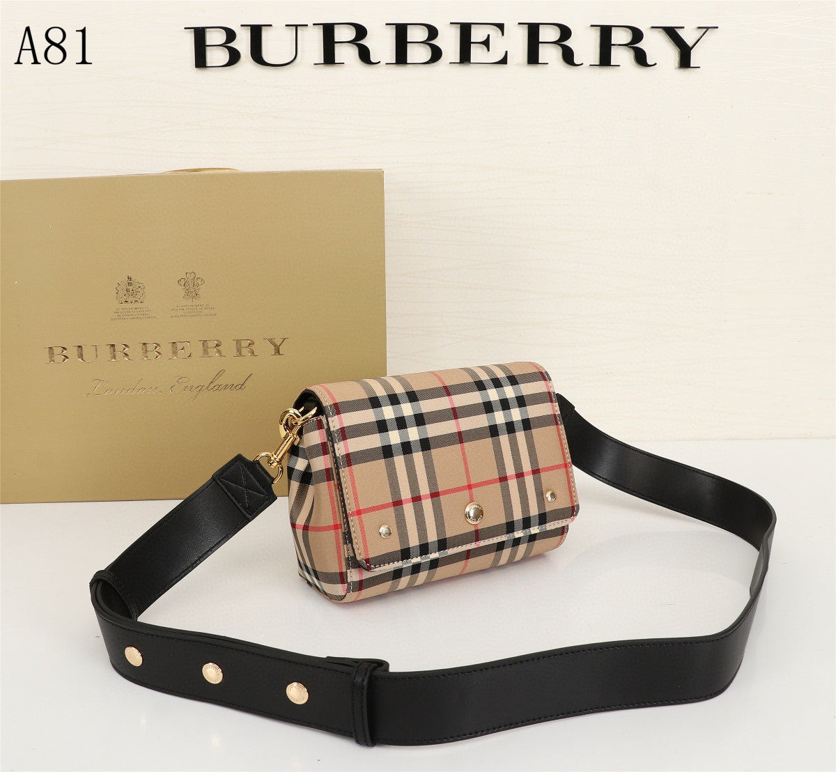 Top Quality Check And Crossbody Bag Archive Beige Small 80264541 2004