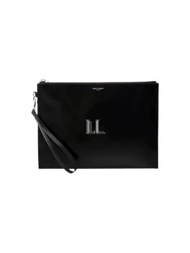 YSL Saint Laurent Saint Laurent Trending Patent Clutch Bag Leather Black