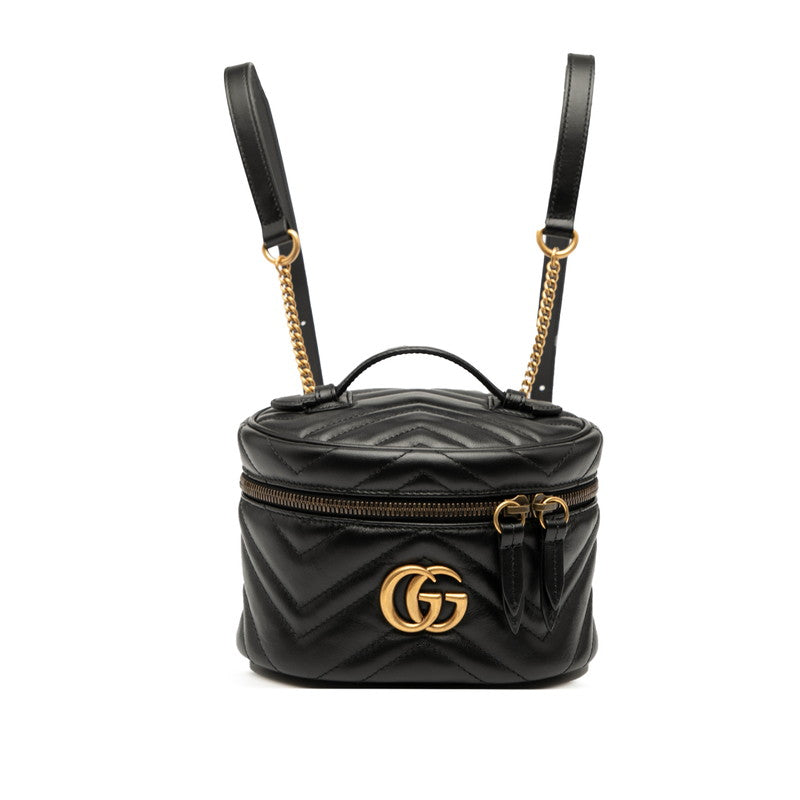 Gucci Marmont Backpack Leather Leather Backpack