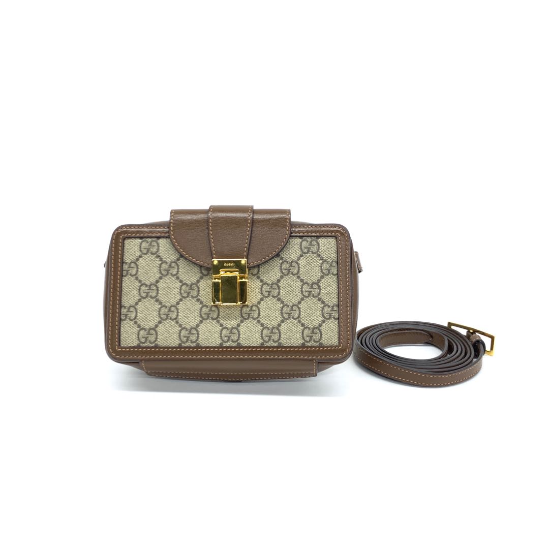 Gucci Supreme Pvc Shoulder Bag Crossbody Bag