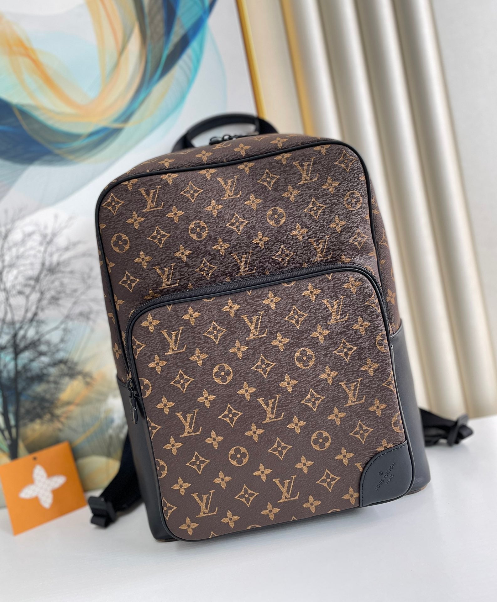 Top Quality Dean Backpack Macassar For Men Canvas Monogram