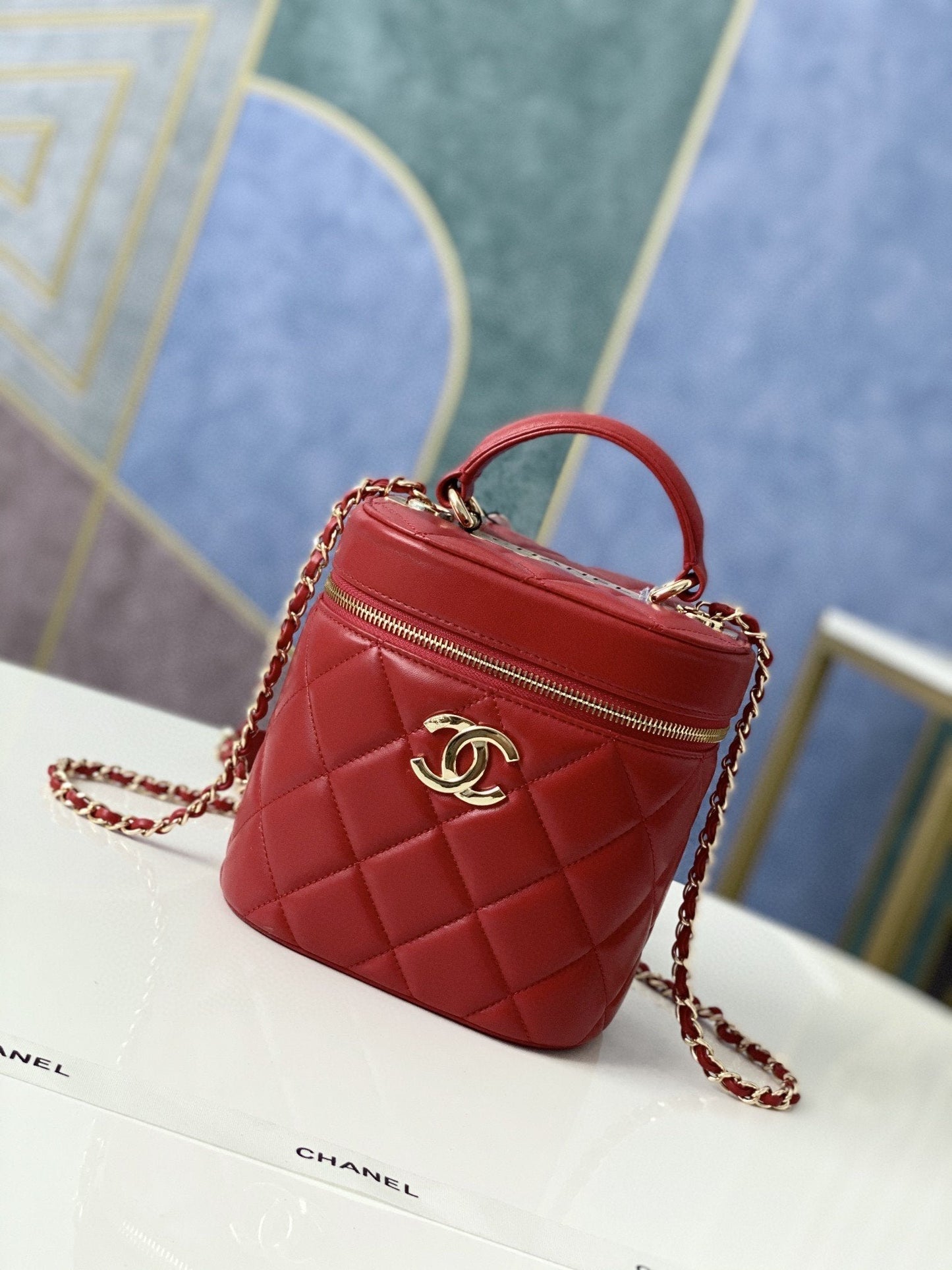 Chlvanity Case Hardware Burgundy For Women Handbags Gold Shoulder Bag