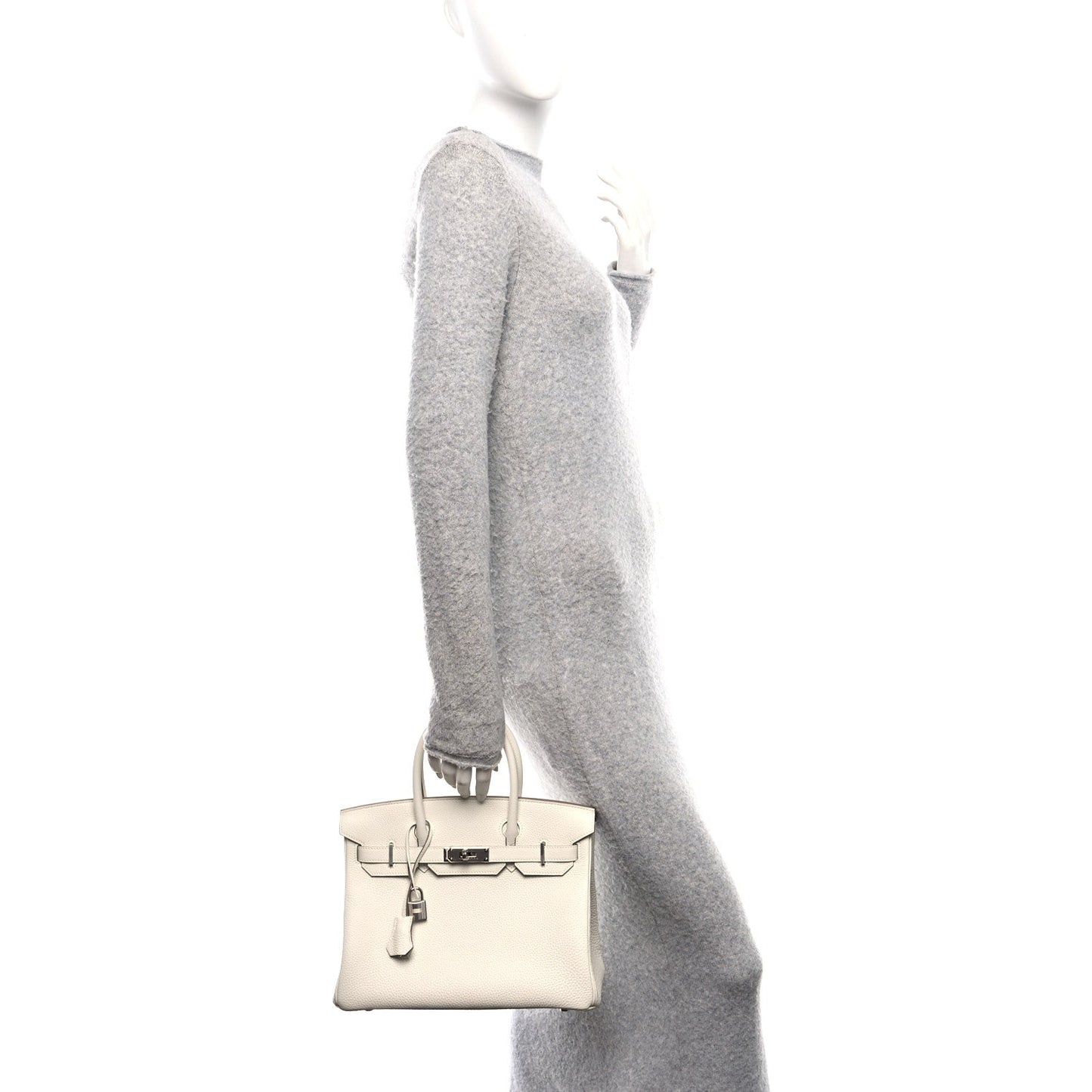 Hermes Togo Birkin Mushroom Handbag Travel Bag