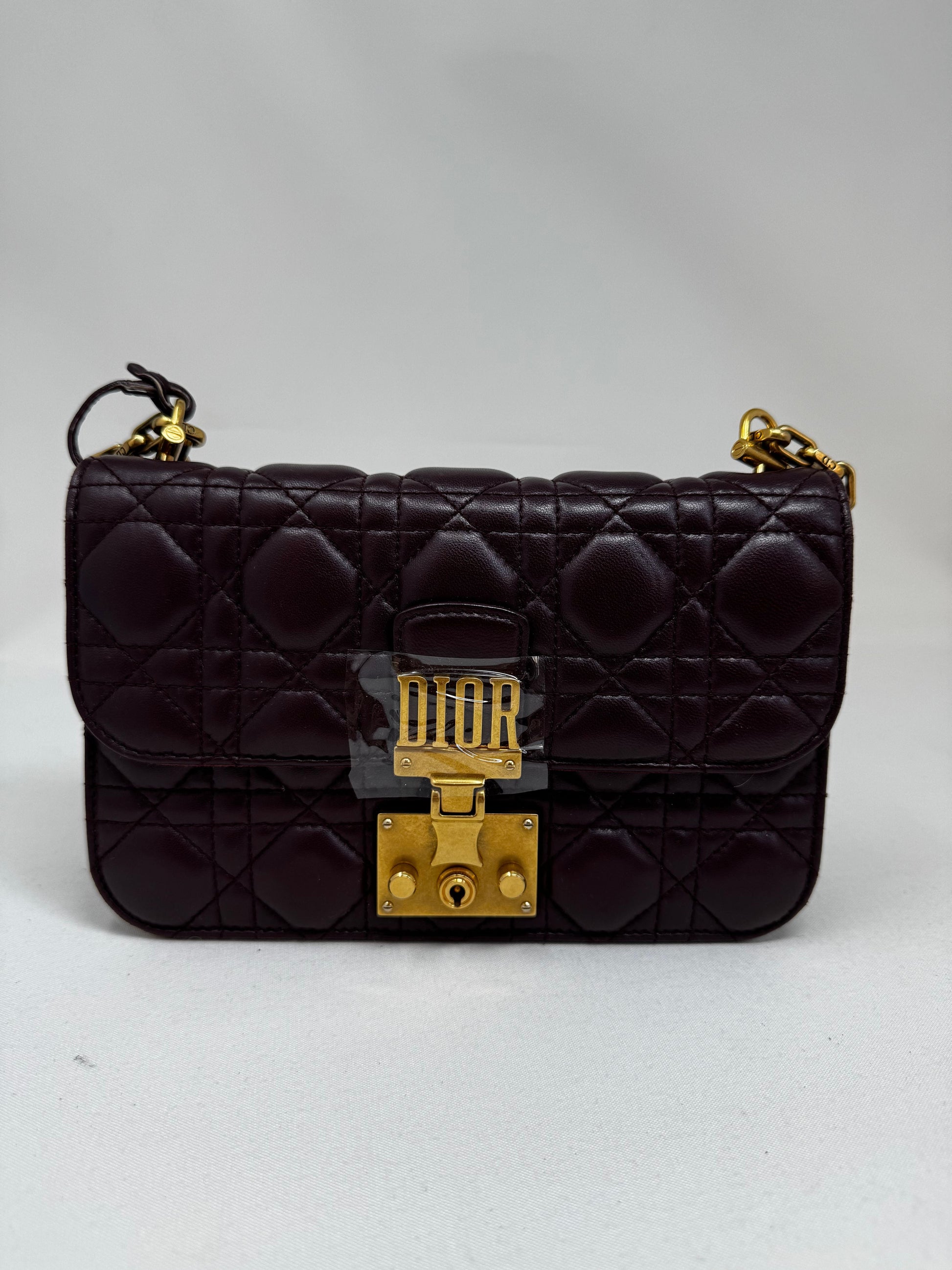 Dior Handbag Miss crossbody bag Burgundy in BJ1-08 Leather