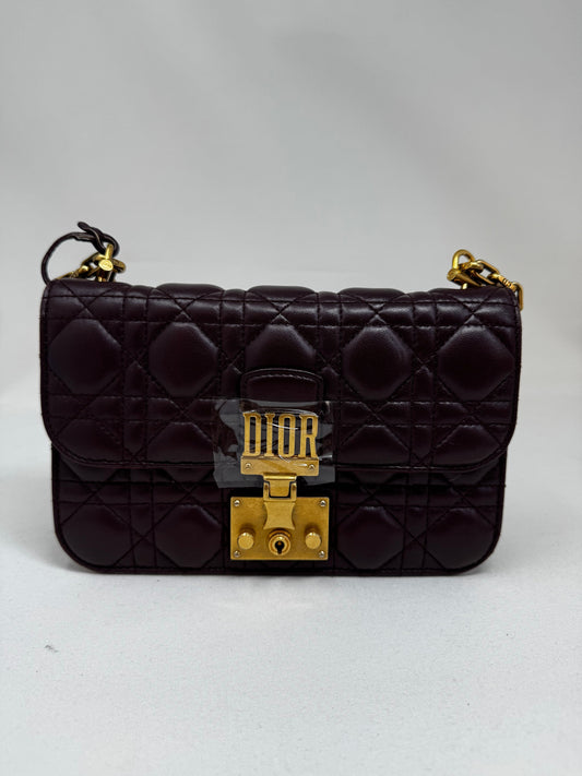 Dior Handbag Miss crossbody bag Burgundy in BJ1-08 Leather