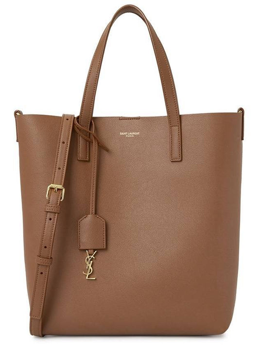 YSL Saint Laurent Saint Laurent Trending Shopping Toy Supple Tote Leather Brown Tote Bag