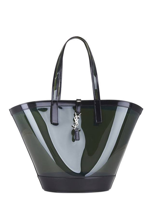 YSL Saint Laurent Saint Laurent Trending Panier Tote Bag Green Medium