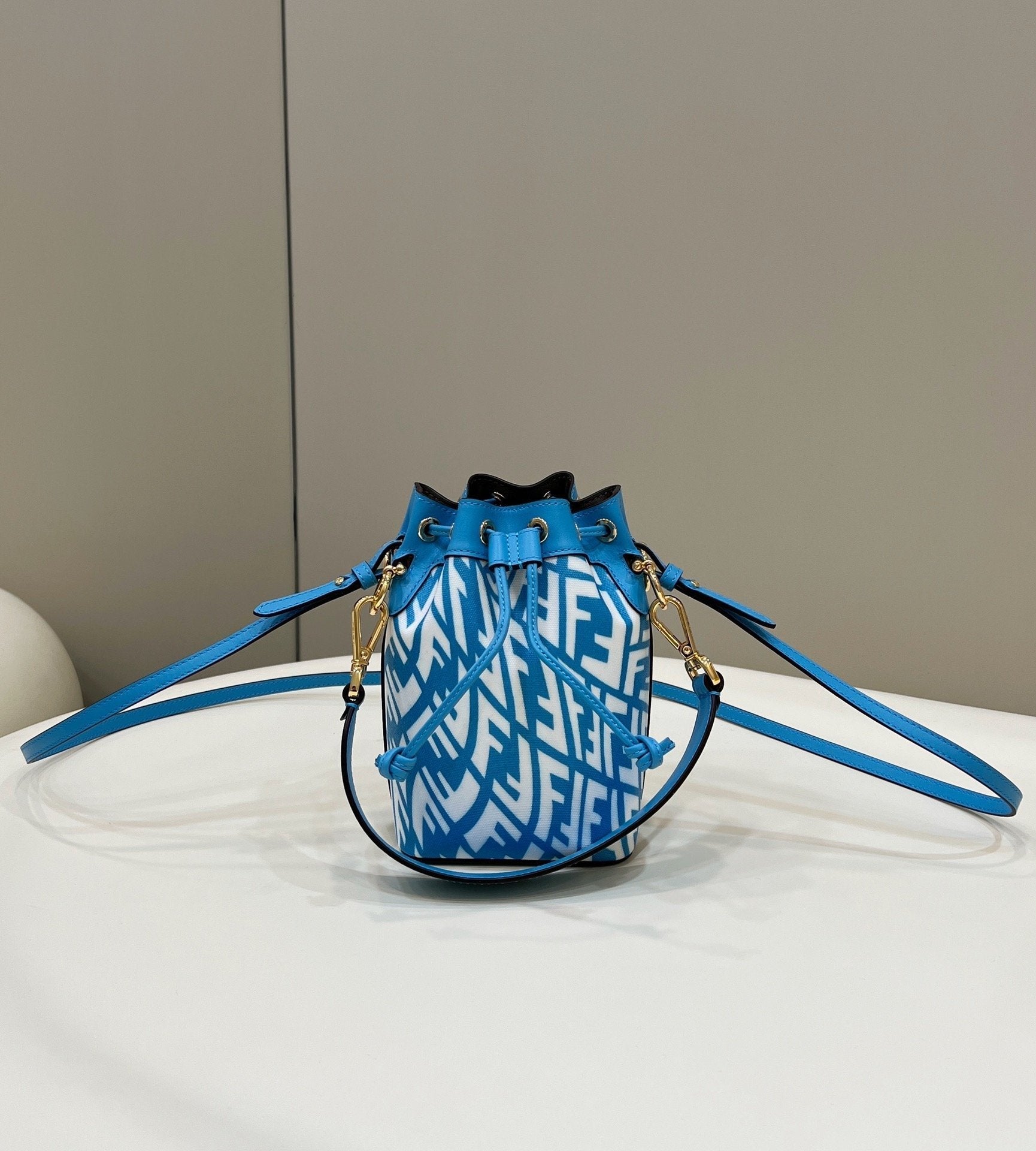 Fendi Mon Tresor Ff Blue Crossbody Bag