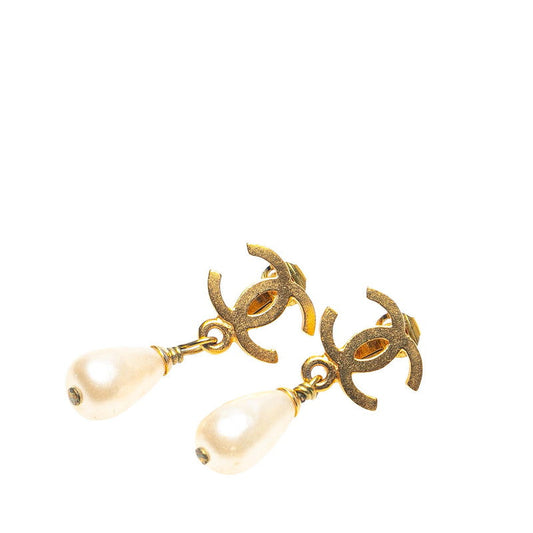 Coco Mark Pearl Earrings Jewelry Signature